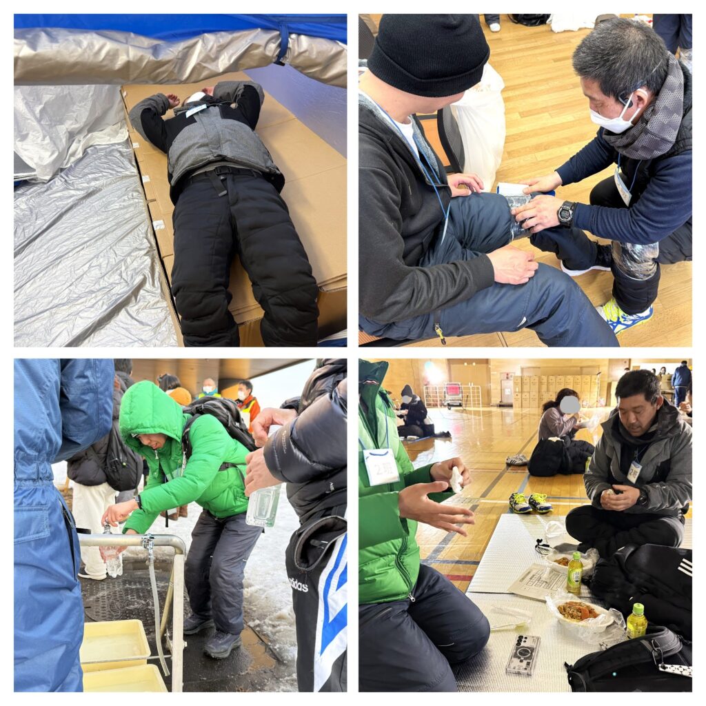 冬の避難所生活を知る。